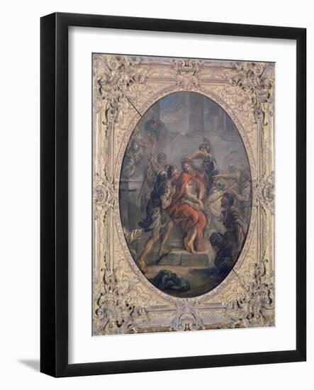 Mocking of Christ-Jean-Honoré Fragonard-Framed Giclee Print