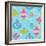 Mod Baubs Aqua Sq-Teresa Woo-Framed Art Print