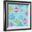 Mod Baubs Aqua Sq-Teresa Woo-Framed Art Print