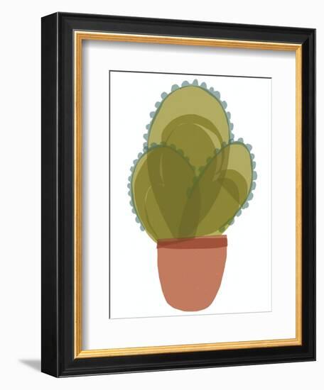 Mod Cactus I-Rob Delamater-Framed Art Print