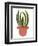 Mod Cactus IV-Rob Delamater-Framed Art Print