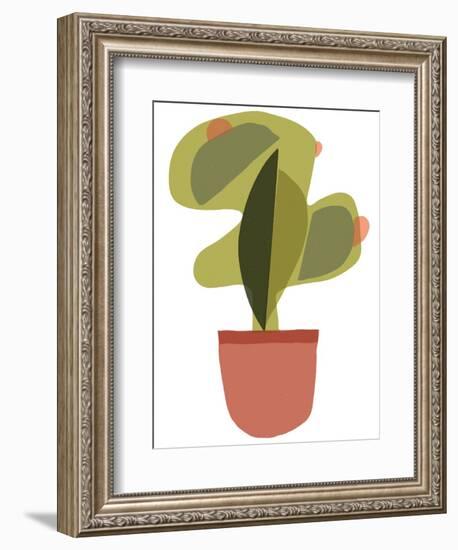 Mod Cactus V-Rob Delamater-Framed Art Print