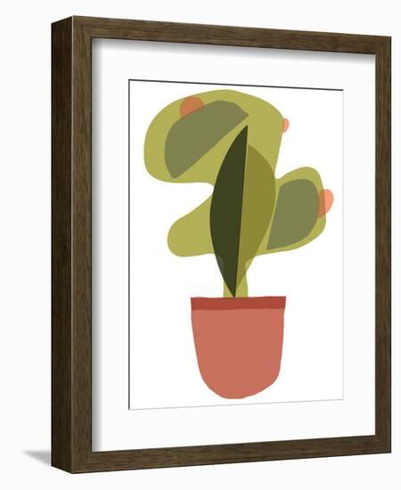 Mod Cactus V-Rob Delamater-Framed Art Print