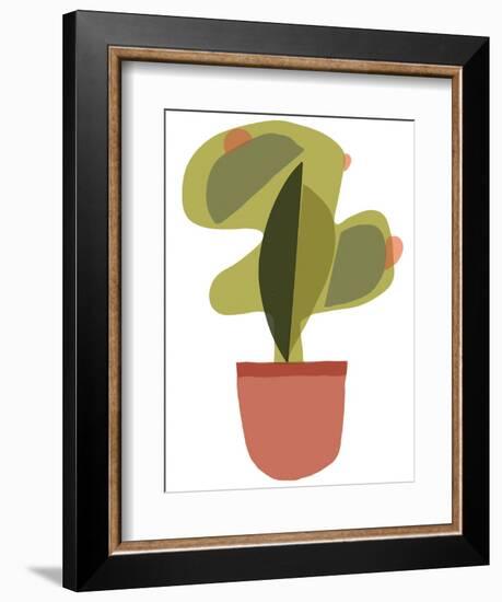 Mod Cactus V-Rob Delamater-Framed Art Print