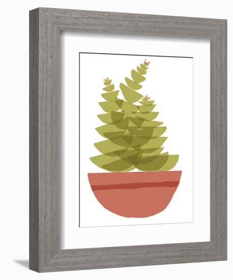 Mod Cactus VI-Rob Delamater-Framed Art Print