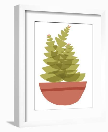 Mod Cactus VI-Rob Delamater-Framed Art Print