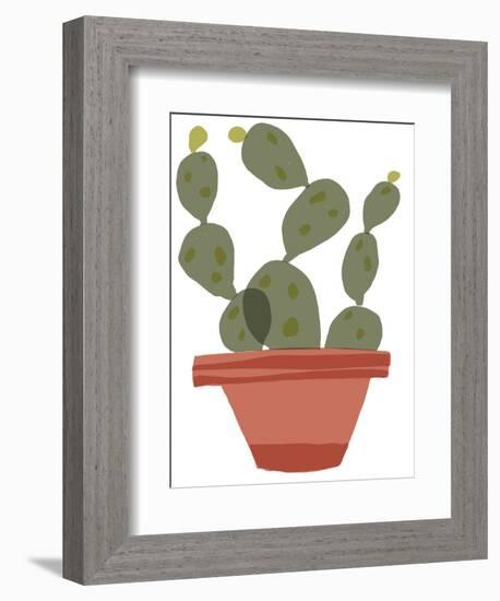 Mod Cactus VII-Rob Delamater-Framed Art Print