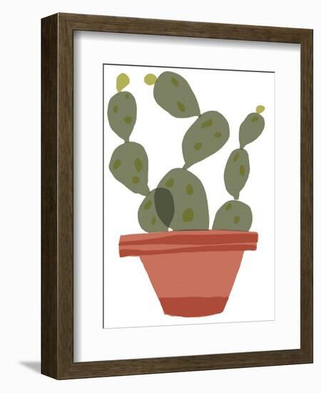 Mod Cactus VII-Rob Delamater-Framed Art Print