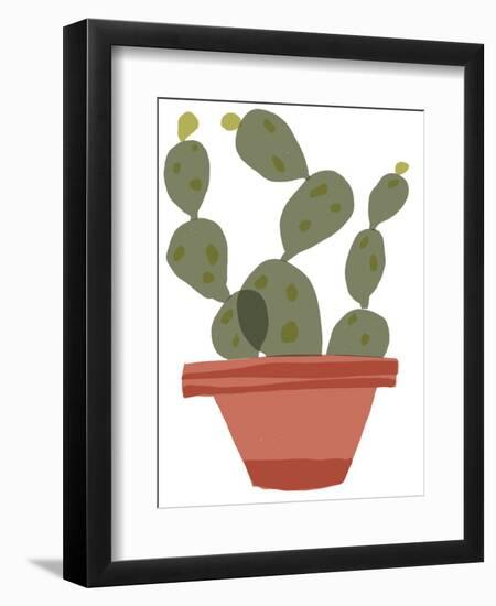 Mod Cactus VII-Rob Delamater-Framed Art Print
