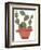 Mod Cactus VII-Rob Delamater-Framed Art Print