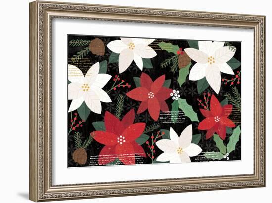 Mod Holiday I Dark-Veronique Charron-Framed Art Print