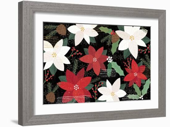 Mod Holiday I Dark-Veronique Charron-Framed Art Print