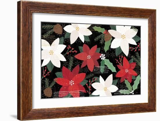 Mod Holiday I Dark-Veronique Charron-Framed Art Print