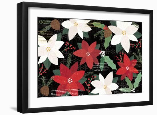 Mod Holiday I Dark-Veronique Charron-Framed Art Print