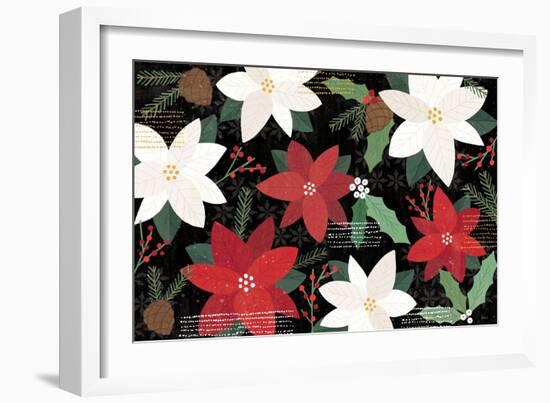 Mod Holiday I Dark-Veronique Charron-Framed Art Print