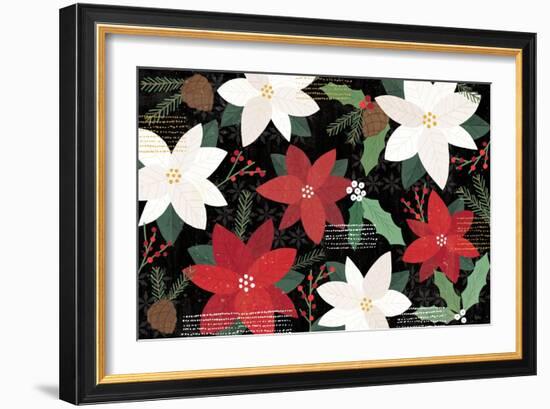 Mod Holiday I Dark-Veronique Charron-Framed Art Print