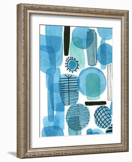 Mod Orbit I-Deborah Velasquez-Framed Art Print