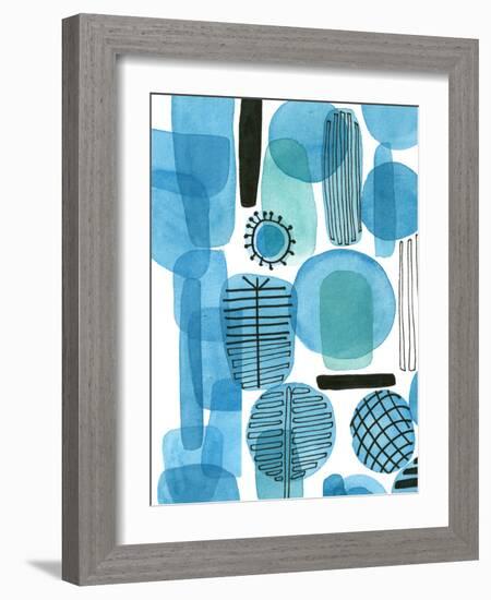 Mod Orbit I-Deborah Velasquez-Framed Art Print