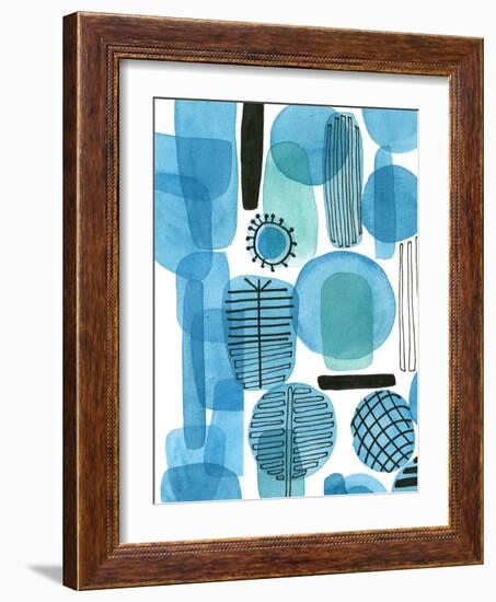 Mod Orbit I-Deborah Velasquez-Framed Art Print