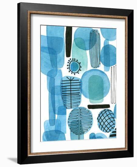 Mod Orbit I-Deborah Velasquez-Framed Art Print