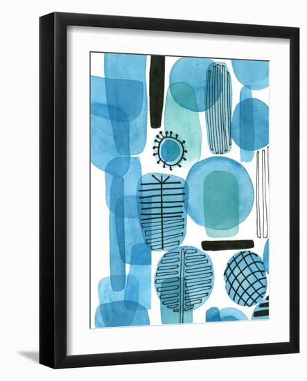 Mod Orbit I-Deborah Velasquez-Framed Art Print