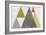 Mod Triangles I Retro-Michael Mullan-Framed Art Print