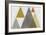 Mod Triangles I Retro-Michael Mullan-Framed Art Print