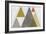 Mod Triangles I Retro-Michael Mullan-Framed Art Print