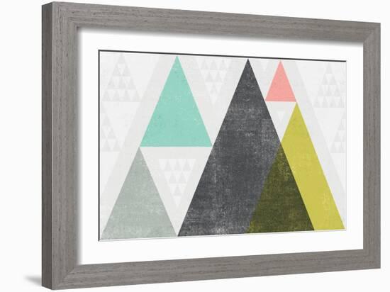 Mod Triangles I-Michael Mullan-Framed Art Print