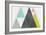 Mod Triangles I-Michael Mullan-Framed Art Print