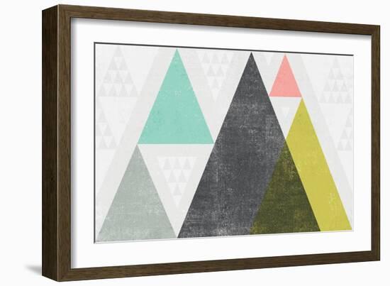 Mod Triangles I-Michael Mullan-Framed Art Print