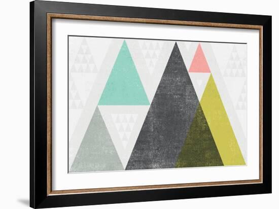 Mod Triangles I-Michael Mullan-Framed Art Print