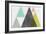 Mod Triangles I-Michael Mullan-Framed Art Print