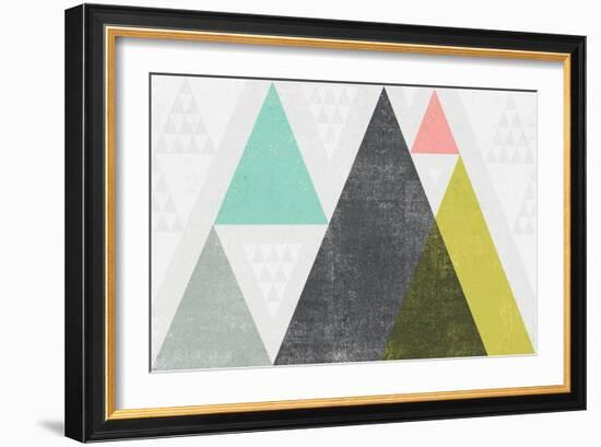 Mod Triangles I-Michael Mullan-Framed Art Print