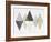 Mod Triangles II Archroma-Michael Mullan-Framed Art Print