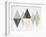 Mod Triangles II Archroma-Michael Mullan-Framed Art Print