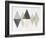 Mod Triangles II Archroma-Michael Mullan-Framed Art Print