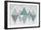 Mod Triangles II Grey-Michael Mullan-Framed Art Print