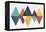 Mod Triangles II Retro-Michael Mullan-Framed Stretched Canvas