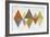 Mod Triangles II Retro-Michael Mullan-Framed Art Print