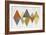 Mod Triangles II Retro-Michael Mullan-Framed Art Print