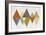 Mod Triangles II Retro-Michael Mullan-Framed Art Print