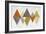 Mod Triangles II Retro-Michael Mullan-Framed Art Print