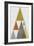 Mod Triangles III Retro-Michael Mullan-Framed Art Print