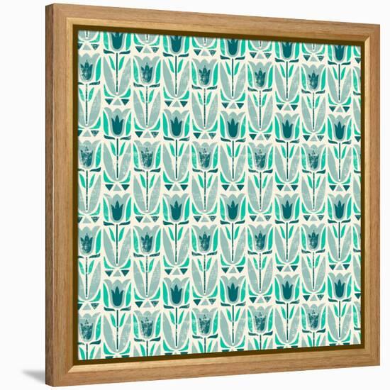 Mod Tulip-null-Framed Premier Image Canvas