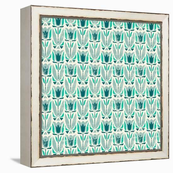 Mod Tulip-null-Framed Premier Image Canvas