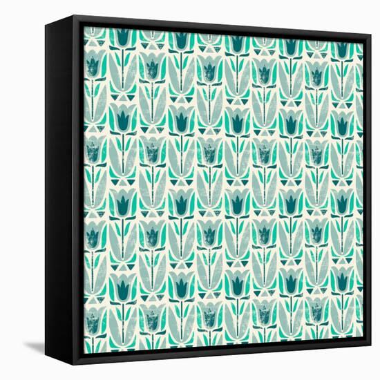 Mod Tulip-null-Framed Premier Image Canvas