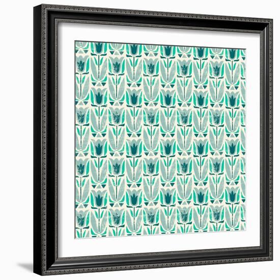 Mod Tulip-null-Framed Giclee Print