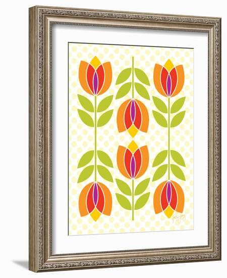 Mod Tulips I-Patty Young-Framed Art Print