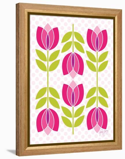 Mod Tulips II-Patty Young-Framed Stretched Canvas